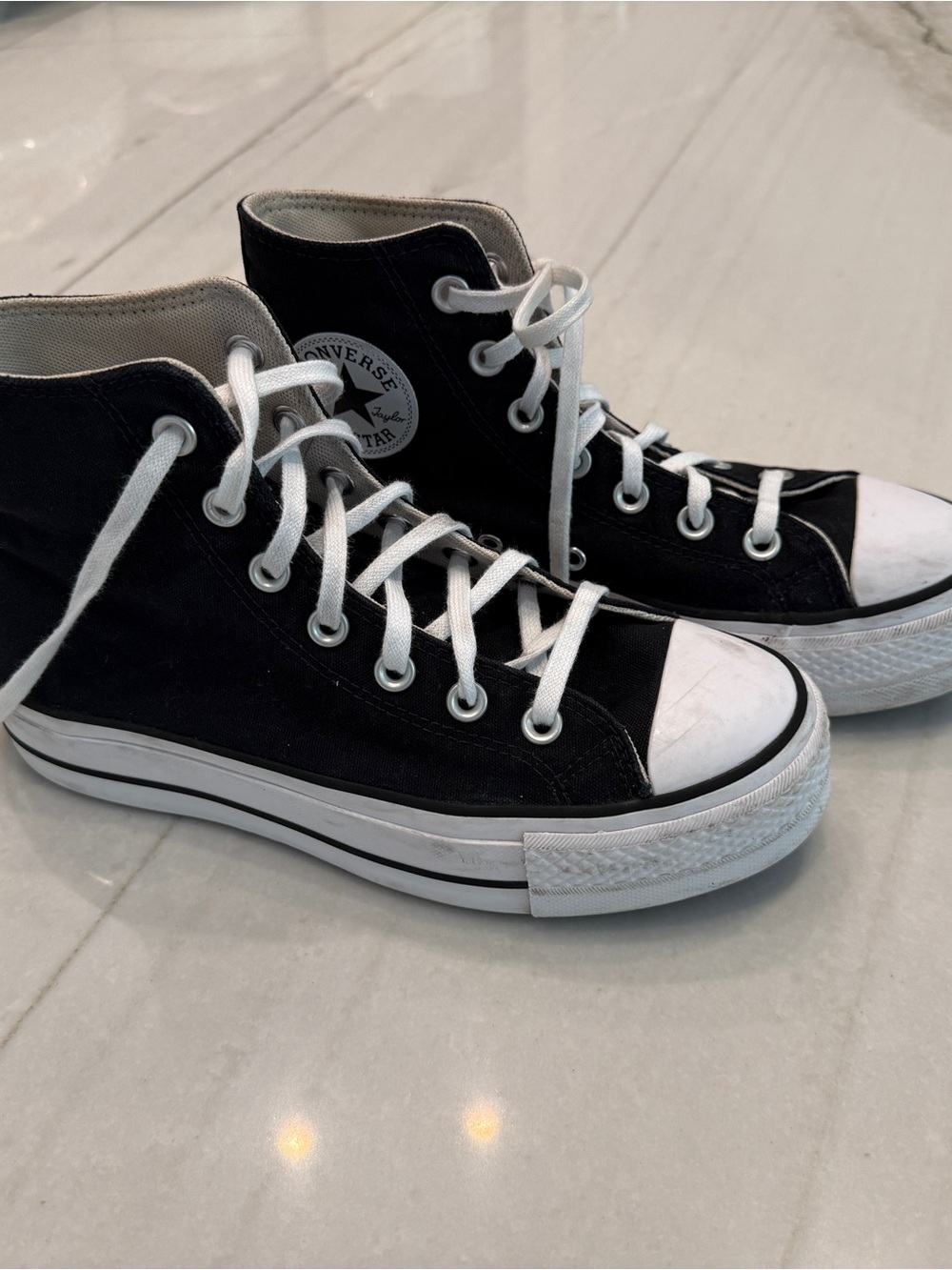 High top platform converse